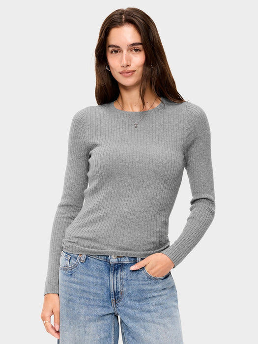 SoSoft Lite Crew-Neck Long-Sleeve Ribbed Top