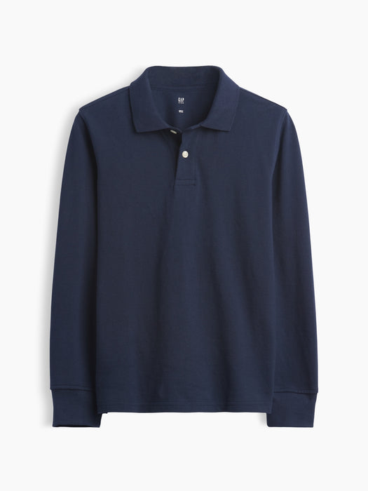 Kids Organic Cotton Uniform Polo Shirt