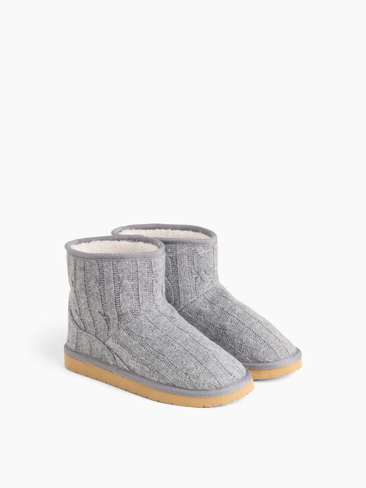 Kids Sherpa-Lined Sweater Boots