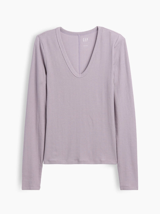 Variegated Rib Top