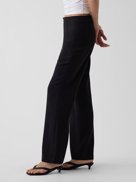 Low Rise Twill Flare Pants