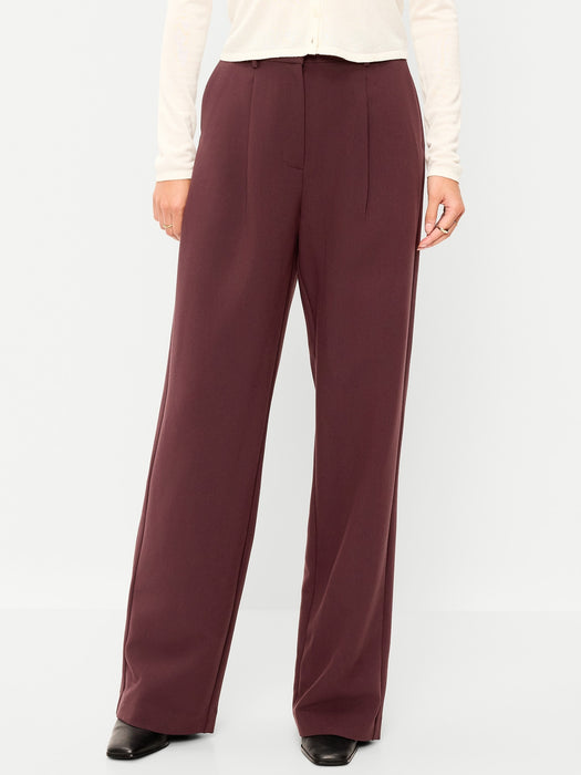 Extra High-Waisted Taylor Wide-Leg Trouser Pants