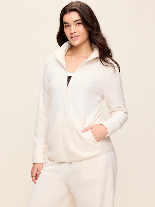 Fitted Performance Fleece Full-Zip Jacket