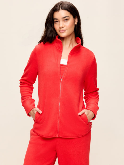 Fitted Performance Fleece Full-Zip Jacket