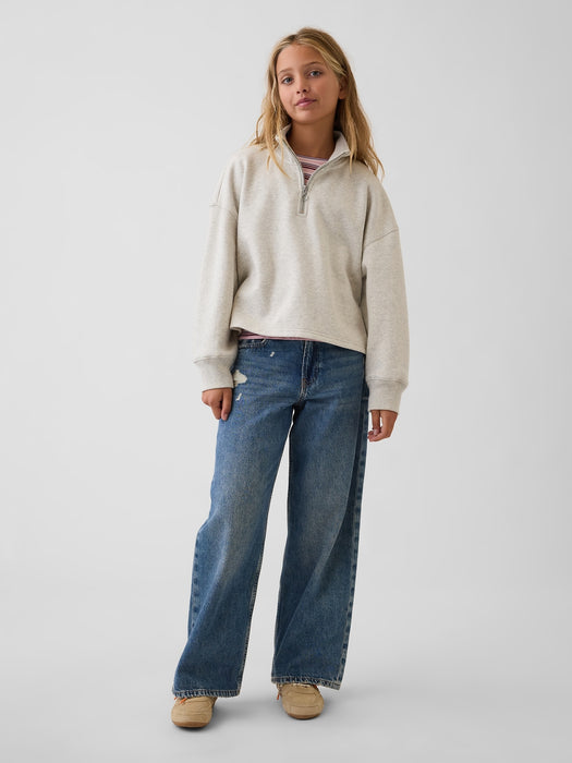 Kids VintageSoft Oversized Quarter-Zip Pullover