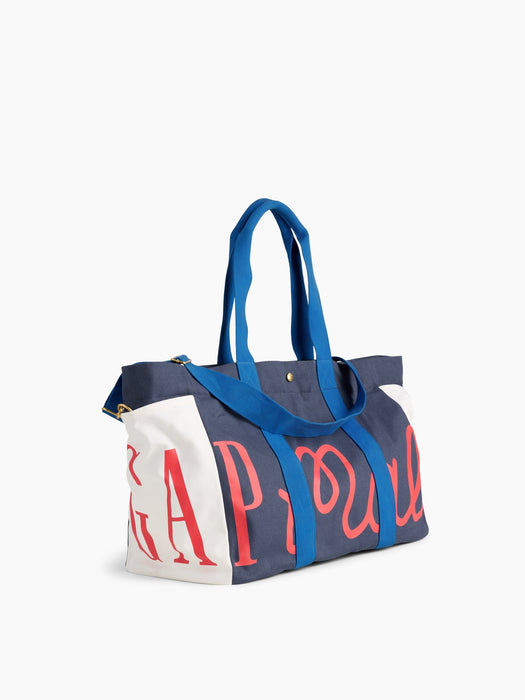 Gap × Malbon Logo Canvas Tote Bag