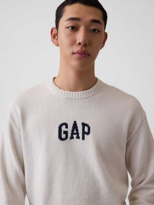 CashSoft Relaxed Logo Sweater