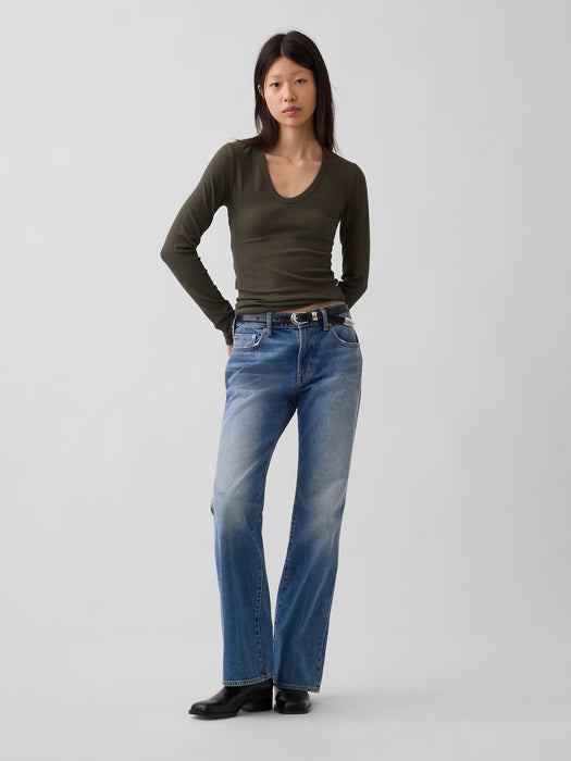 Variegated Rib Top