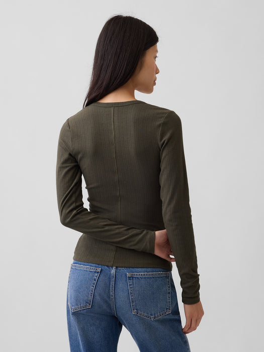 Variegated Rib Top