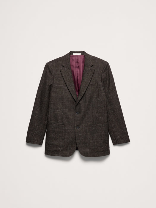 Tailored Slim Italian Wool-Blend Suit Jacket