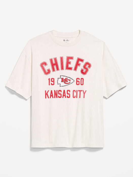 Kansas City Chiefs Oversized Graphic T-Shirt for Men