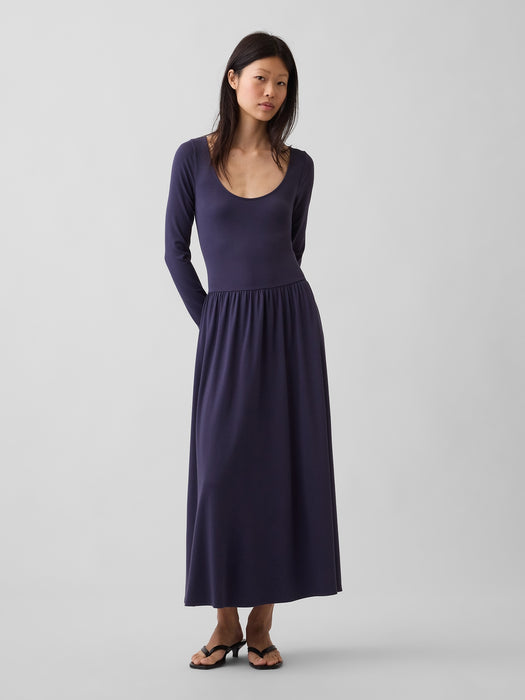 Drop-Waist Maxi Dress