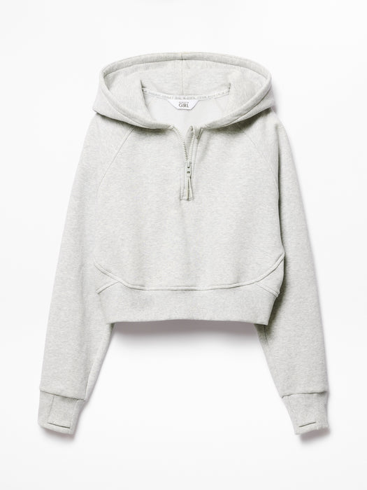 Athleta Girl All Day Half Zip Hoodie