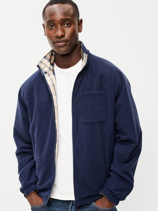 Water-Resistant Reversible Windbreaker Jacket