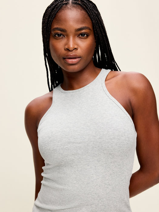 Exhale Nahtloses Geripptes Tanktop mit figurbetontem Schnitt