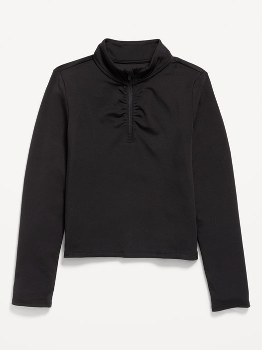 StudioSmooth Half-Zip Performance Top for Girls