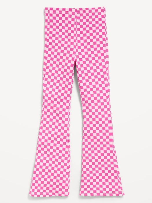 High-Waisted Flared Leggings for Girls