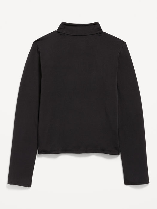StudioSmooth Half-Zip Performance Top for Girls