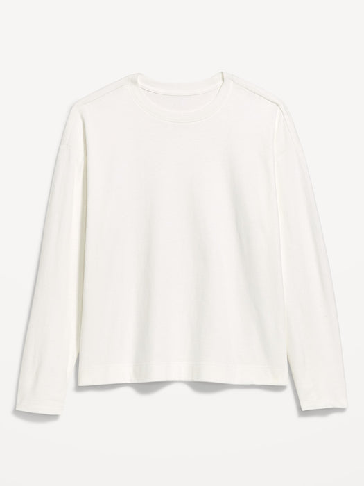 Vintage Long-Sleeve Crew-Neck T-Shirt