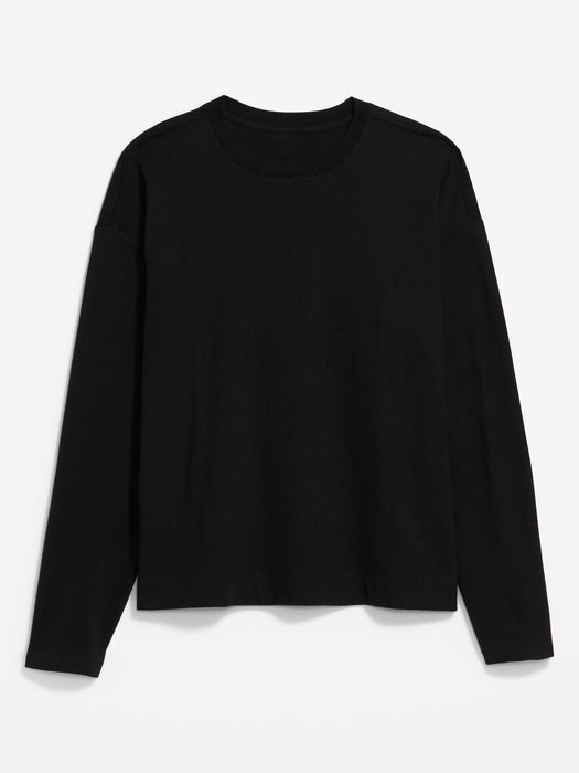 Vintage Long-Sleeve Crew-Neck T-Shirt