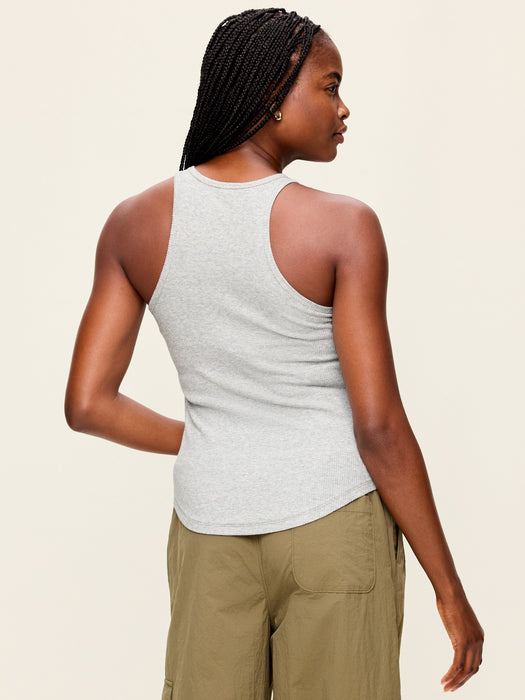 Exhale Nahtloses Geripptes Tanktop mit figurbetontem Schnitt