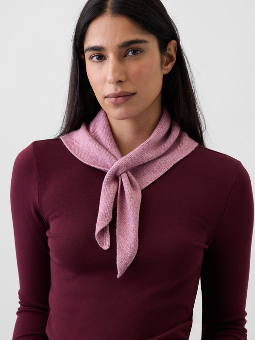 Knit Triangle Scarf
