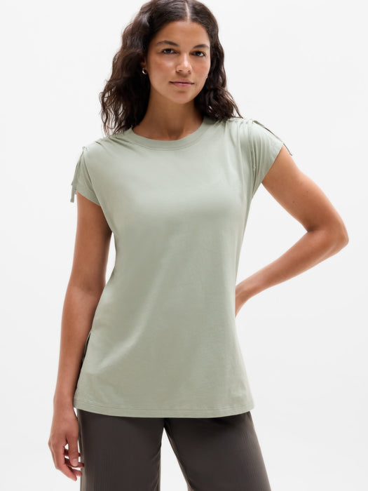 Favorite Cotton Cinched Tee