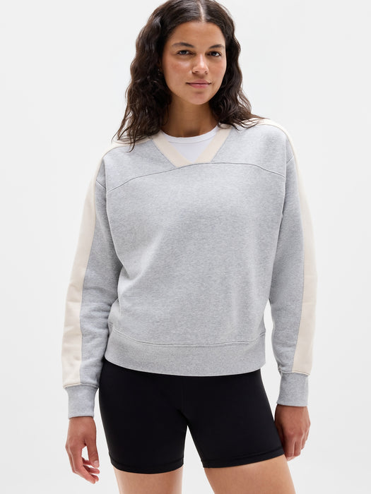 Forever Fleece V-Neck Sweatshirt