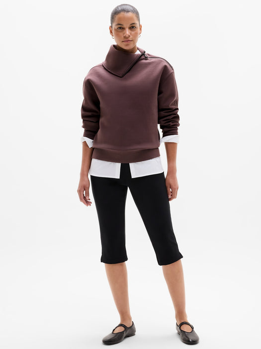 Form Knit Shawl Collar Sweatshirt