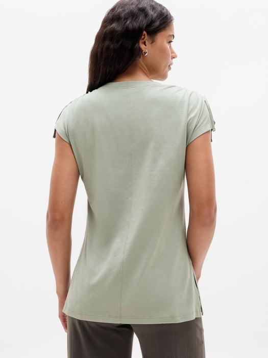 Favorite Cotton Cinched Tee