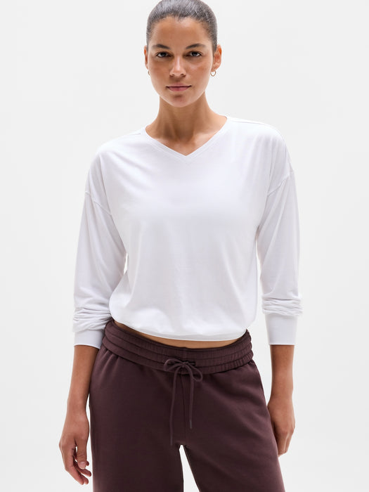 Move With Ease V-Neck Top