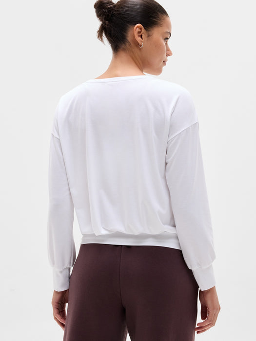 Move With Ease V-Neck Top