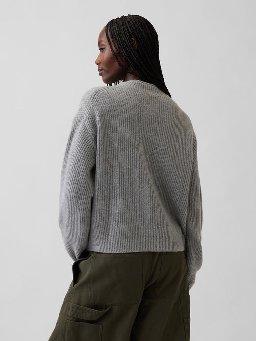 CashSoft Oversized Rollneck Sweater