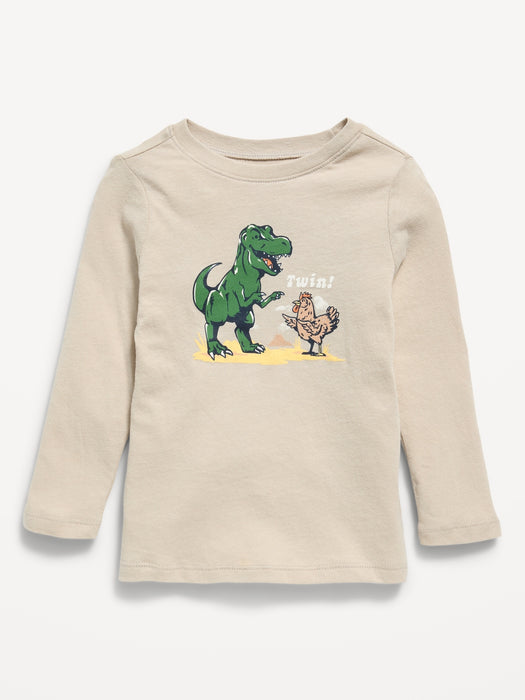 Long-Sleeve Graphic T-Shirt for Toddler Boys