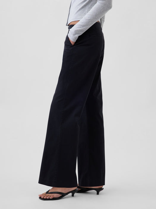 Low Rise Relaxed Flare Pants