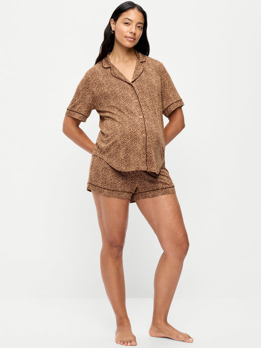 Maternity Classic Pajama Short Set