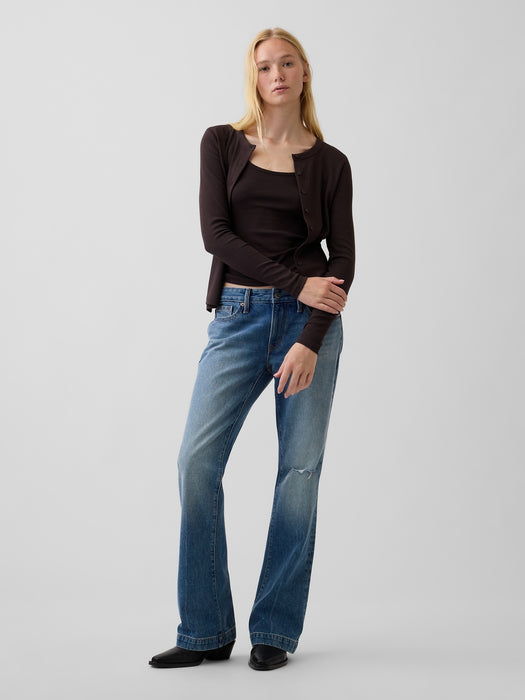 Modern Crewneck Cardigan