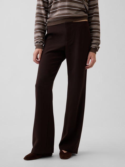 Low Rise Twill Flare Pants
