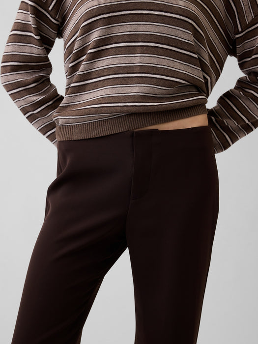 Low Rise Twill Flare Pants
