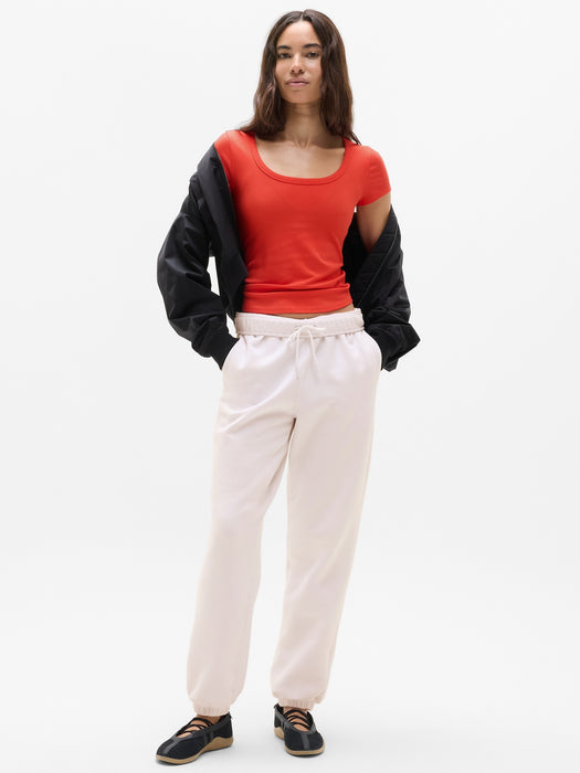 Signature Rib Scoop Tee