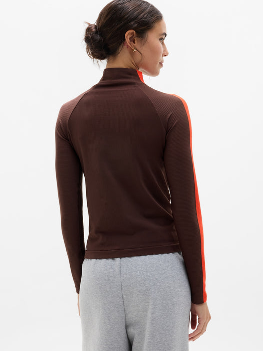 Renew Seamless Mock Neck Top