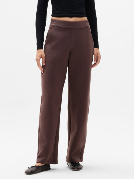 Form Knit Mid Rise Straight Pant