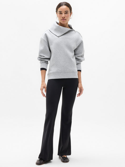 Form Knit Shawl Collar Sweatshirt