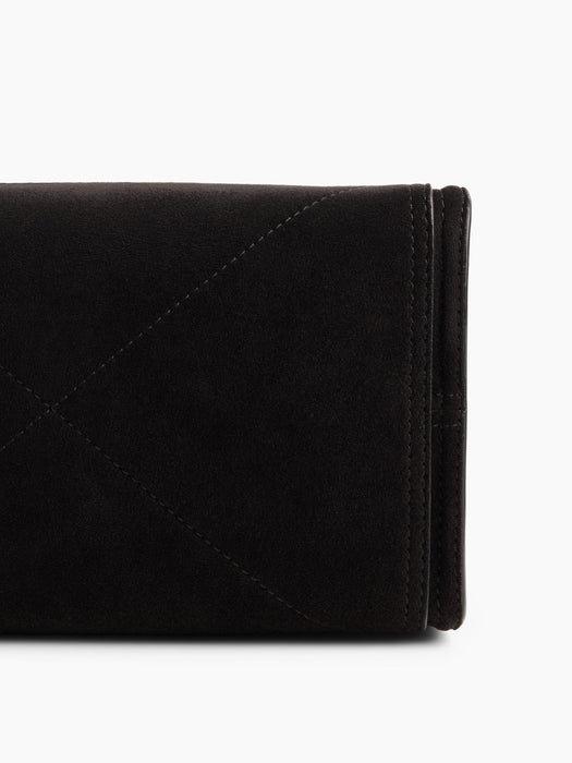Small Vegan Suede Five Pocket Tote