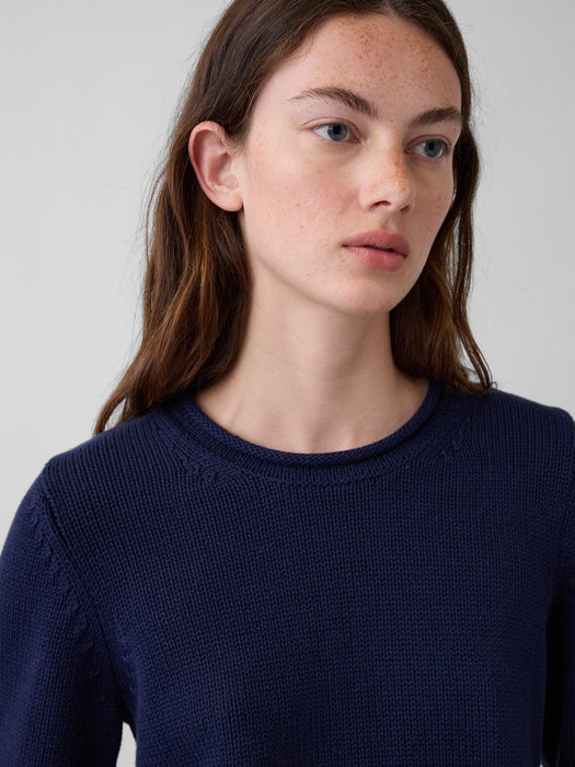 100% Cotton Rollneck Sweater
