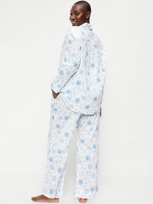 Poplin Pajama Pant Set