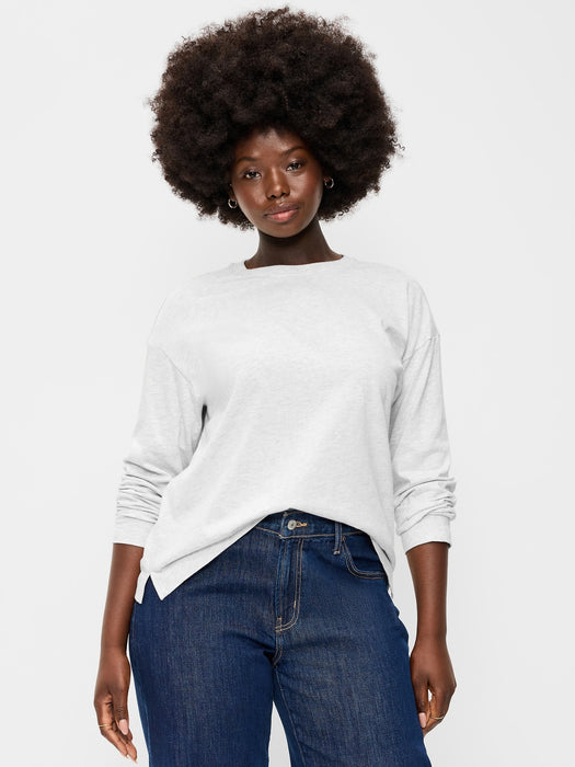 Vintage Long-Sleeve Crew-Neck T-Shirt