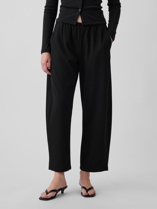 Mid Rise Easy Barrel Ankle Pants