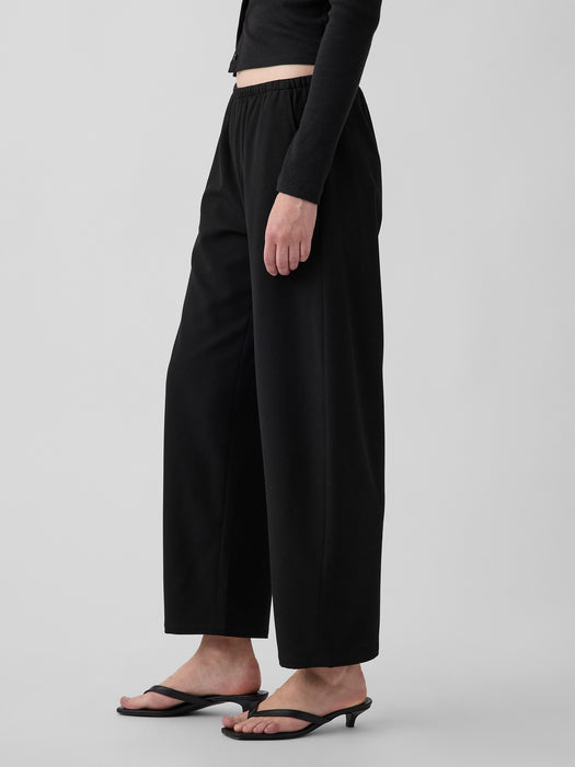 Mid Rise Easy Barrel Ankle Pants