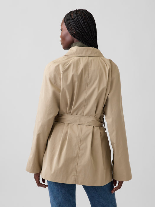 Belted Midi Trench Coat